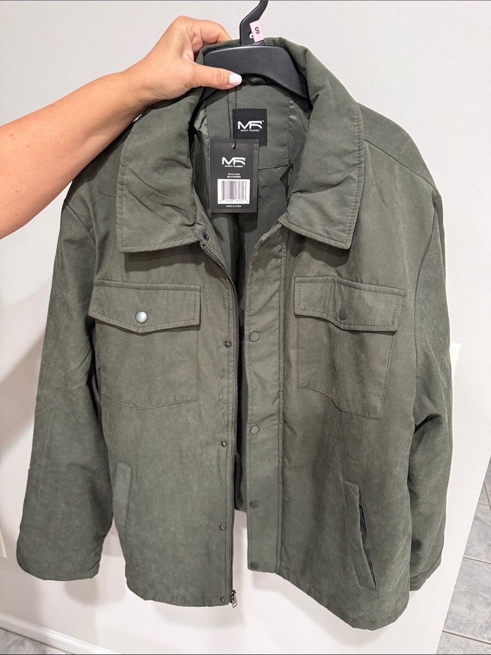 Olive Green Field Jacket for Men